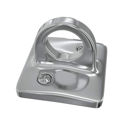 Montour Line Velvet Rope Wall Receiver Satin Stainless Steel RWR01-SS